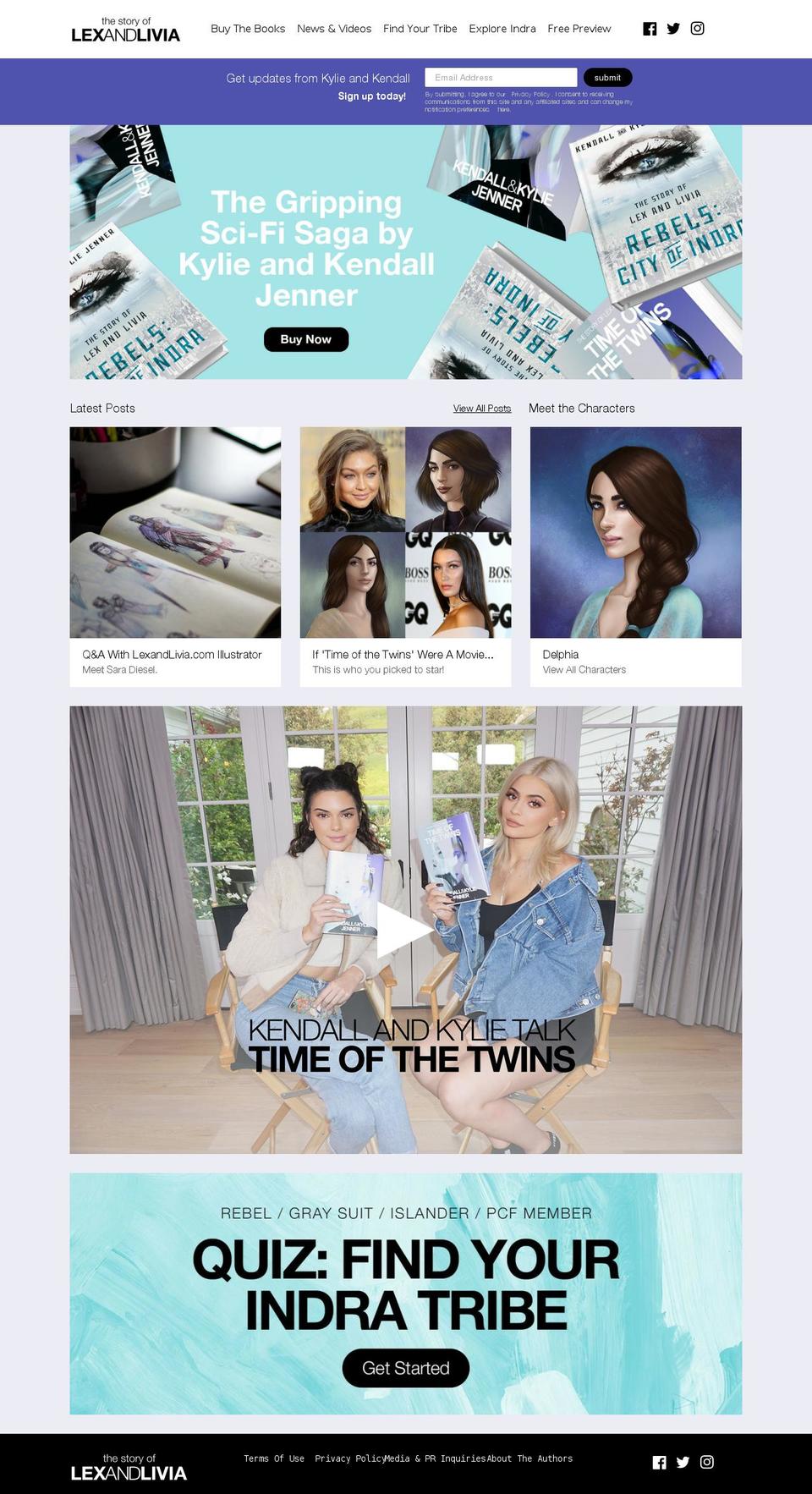 lexandlivia.com shopify website screenshot