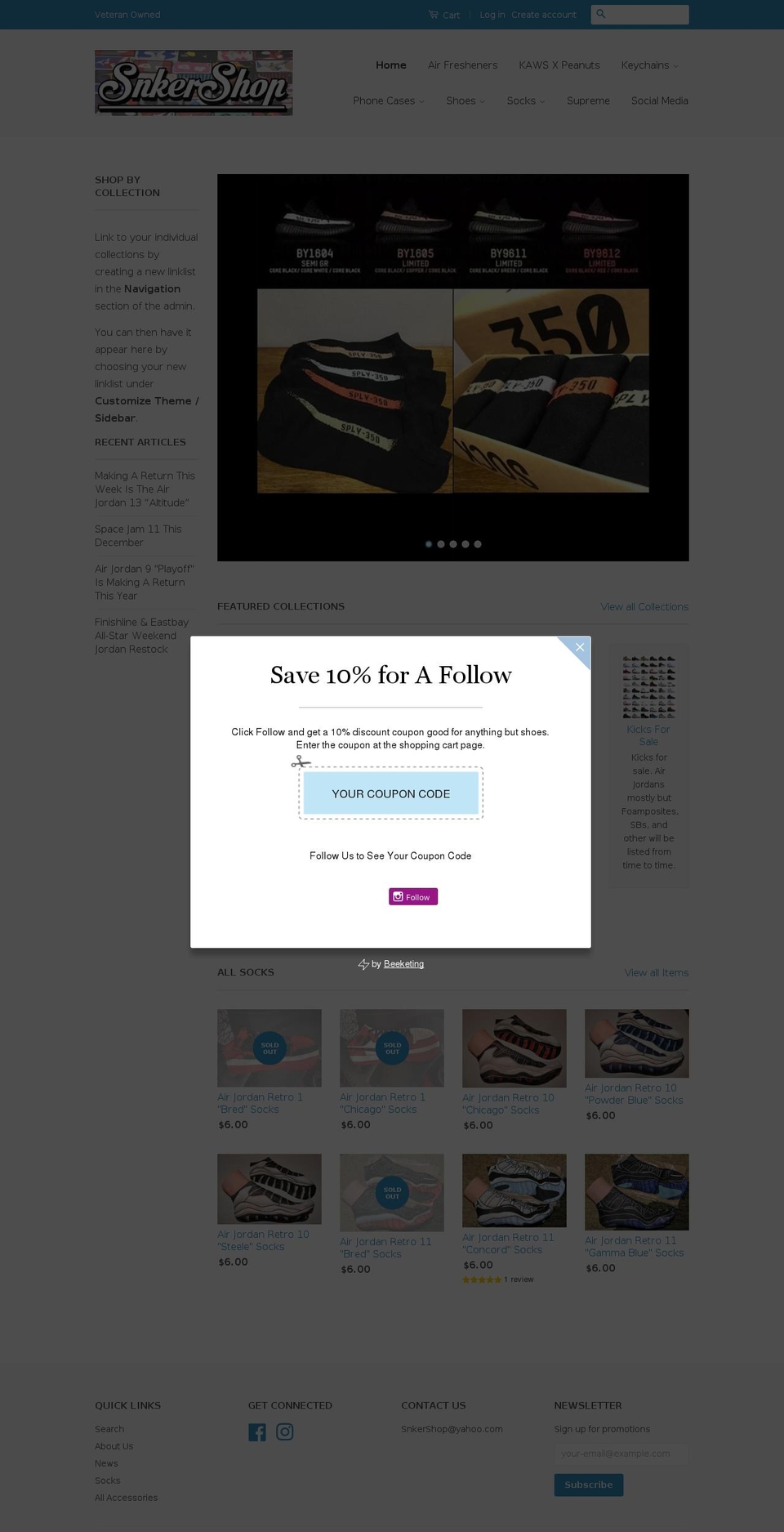 lexcustoms.com — Shopify storefront screenshot