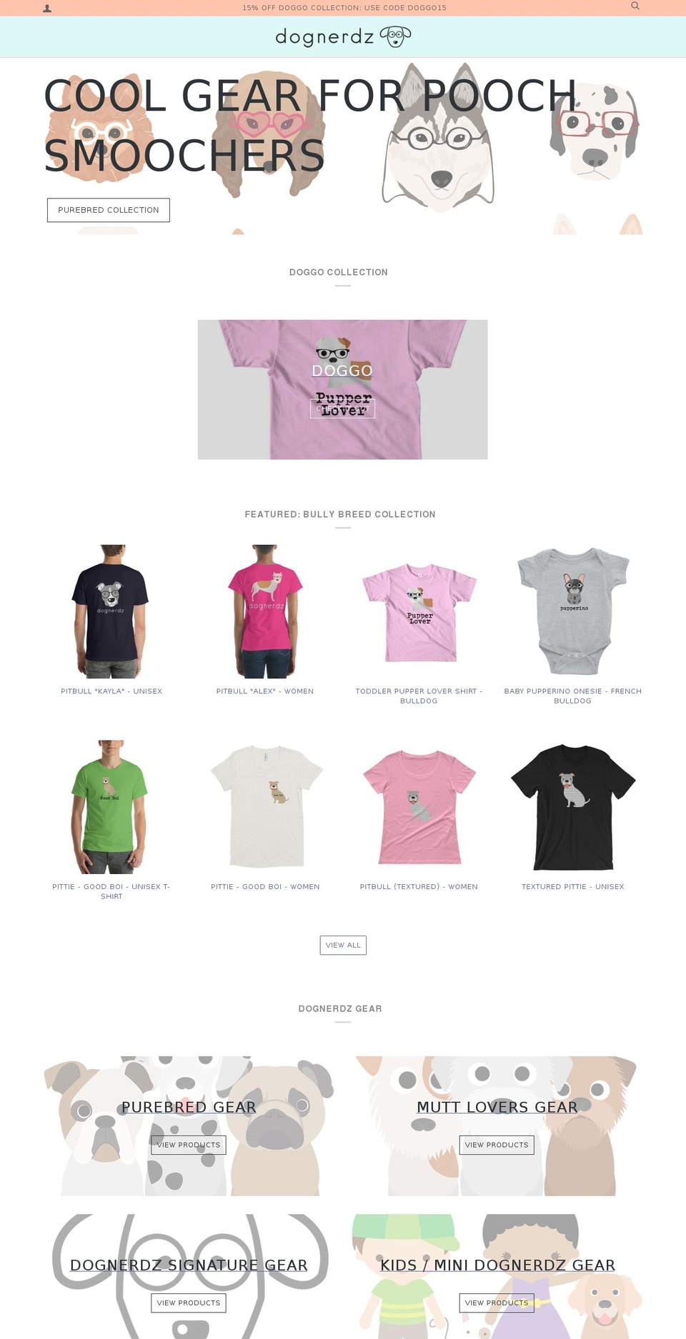lexiandlogie.com — Shopify storefront screenshot