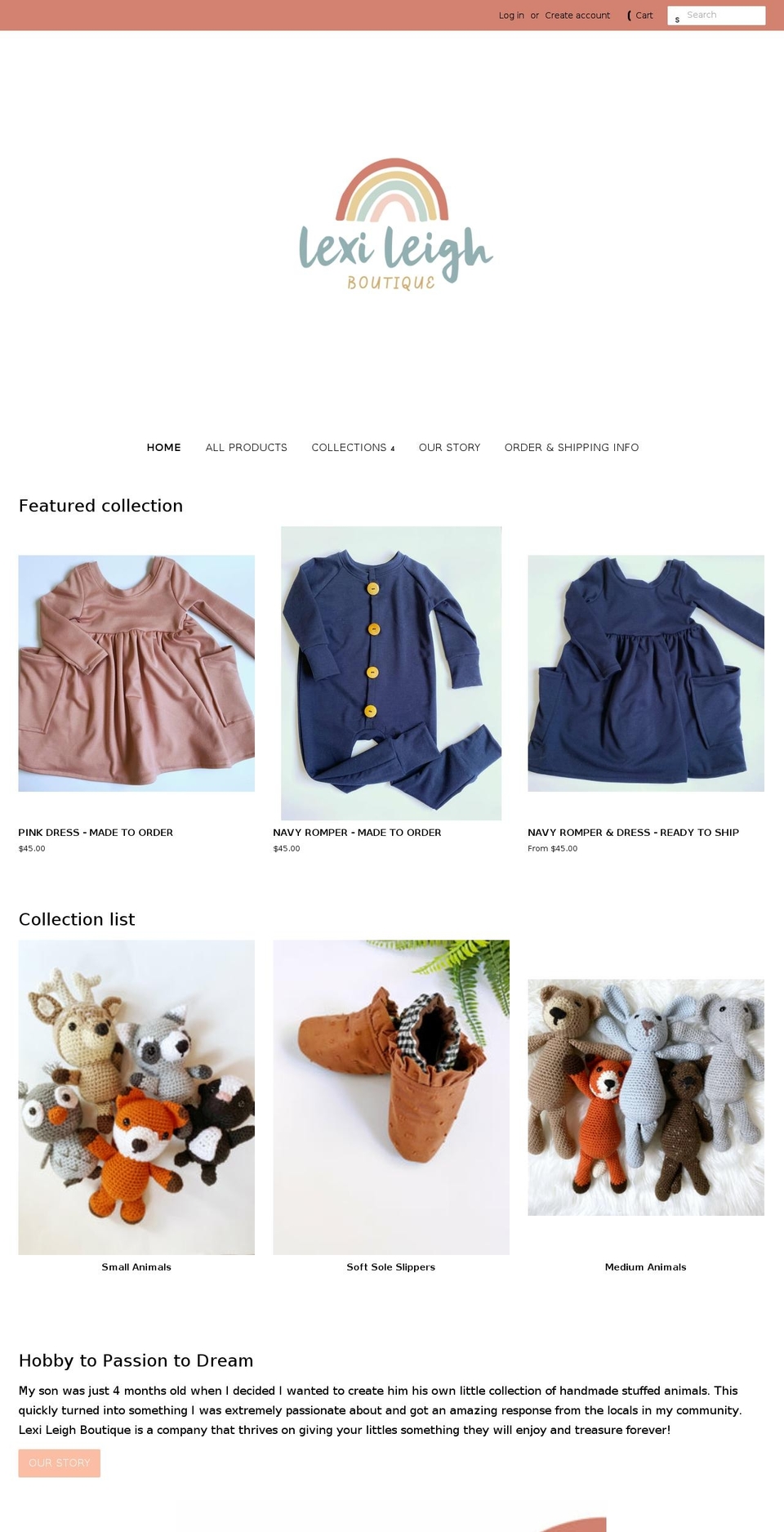 lexileighboutique.com shopify website screenshot