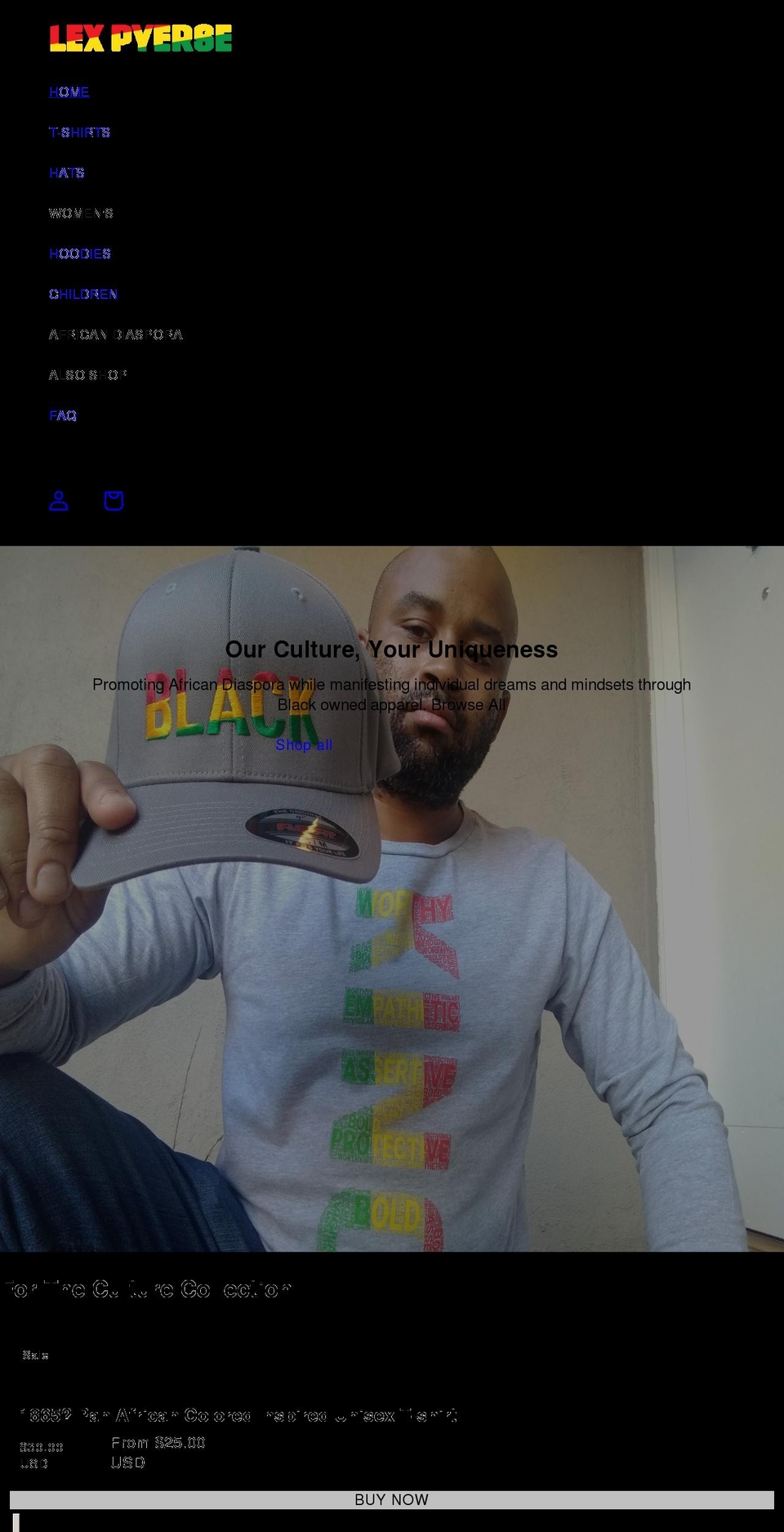 lexpyerse.com shopify website screenshot