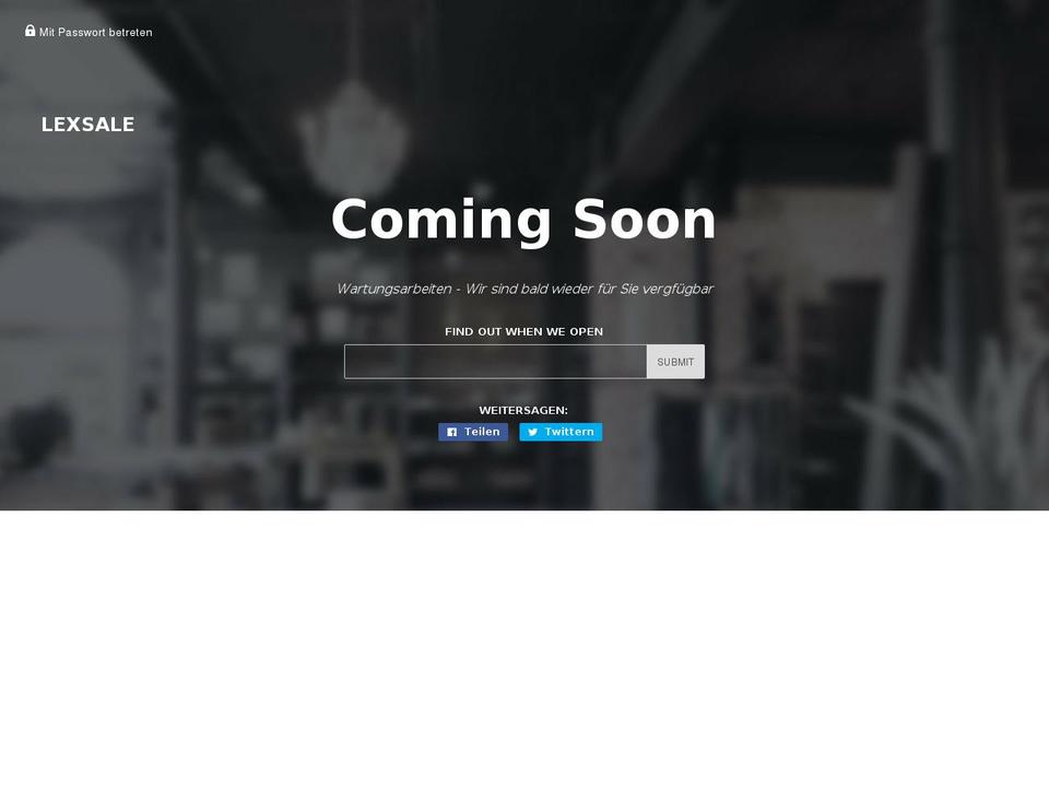 lexsale.com — Shopify storefront screenshot