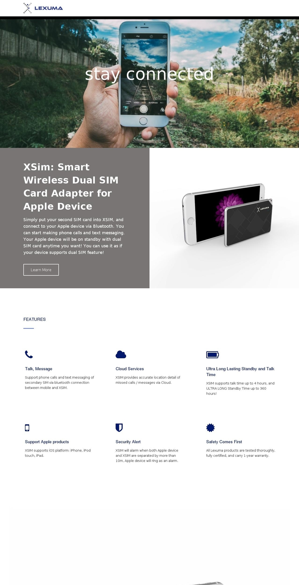 lexuma.com shopify website screenshot