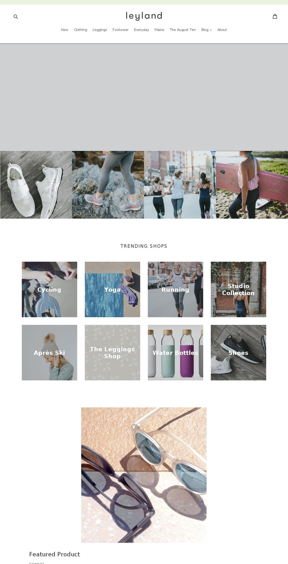 leyland.com shopify website screenshot