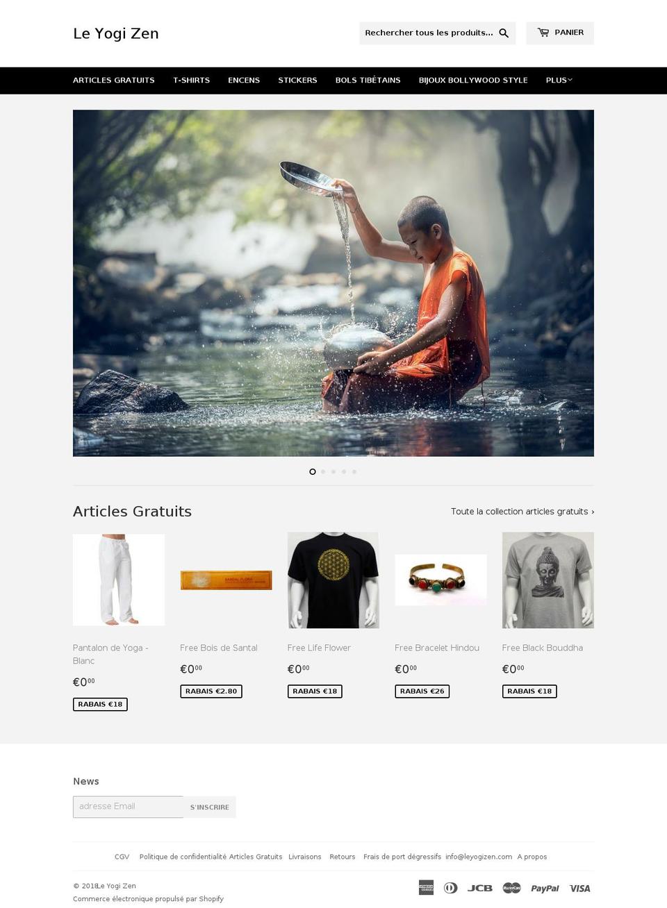 leyogizen.com — Shopify storefront screenshot
