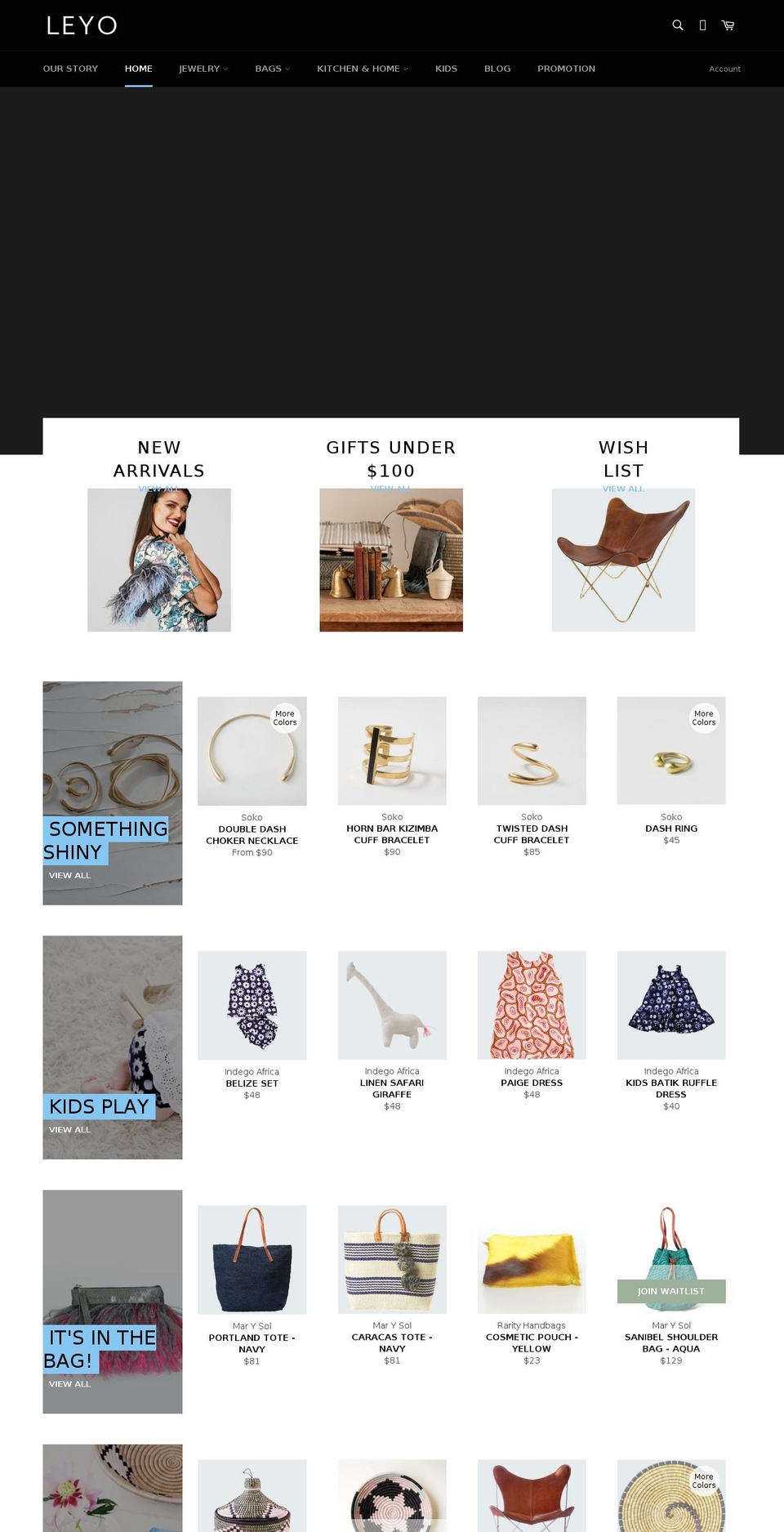 leyoprojects.com — Shopify storefront screenshot