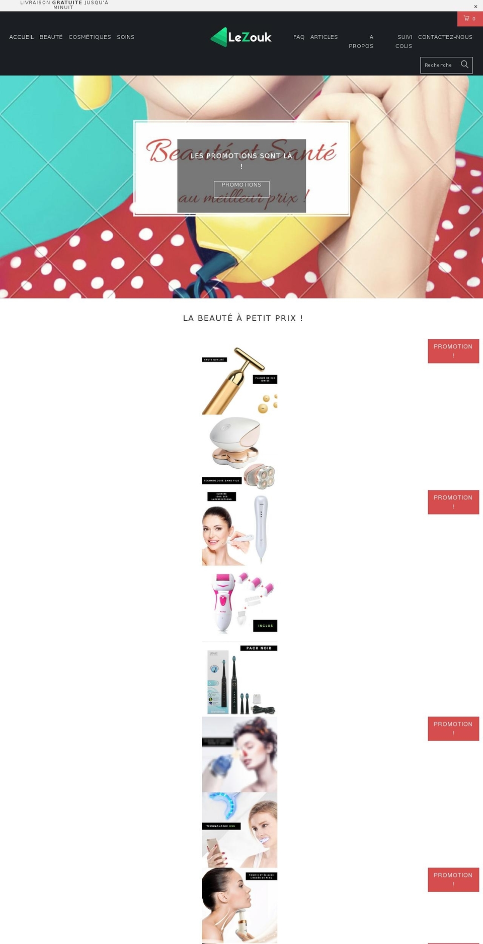 lezouk.com — Shopify storefront screenshot