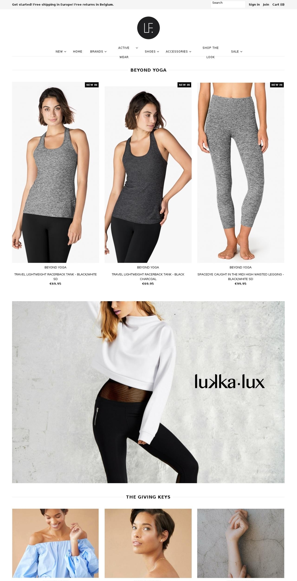 lf-fashion.com — Shopify storefront screenshot