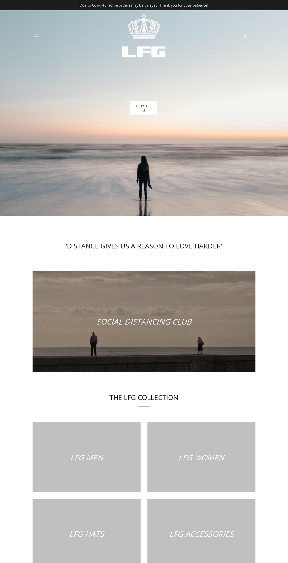 lffggg.com — Shopify storefront screenshot