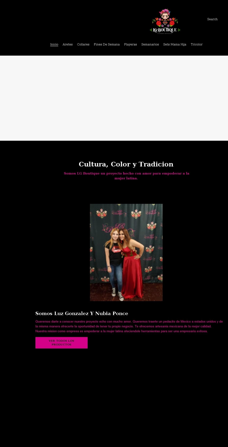 lgboutiqueonline.com shopify website screenshot