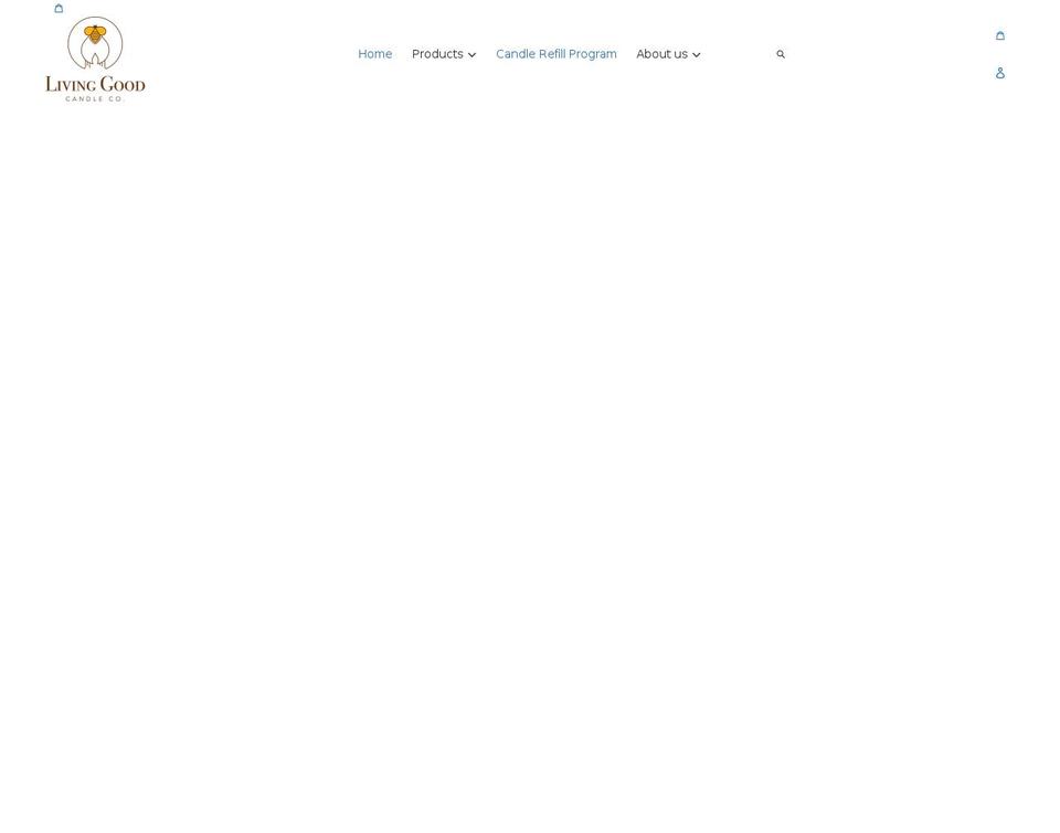 lgcandle.com shopify website screenshot