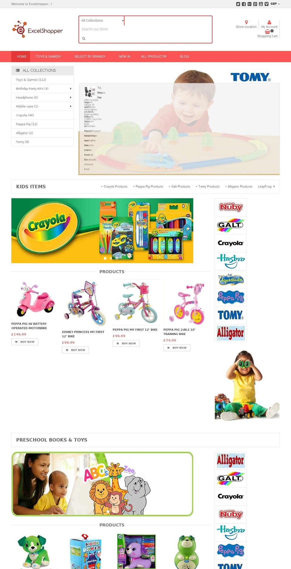 lgcsl.com — Shopify storefront screenshot