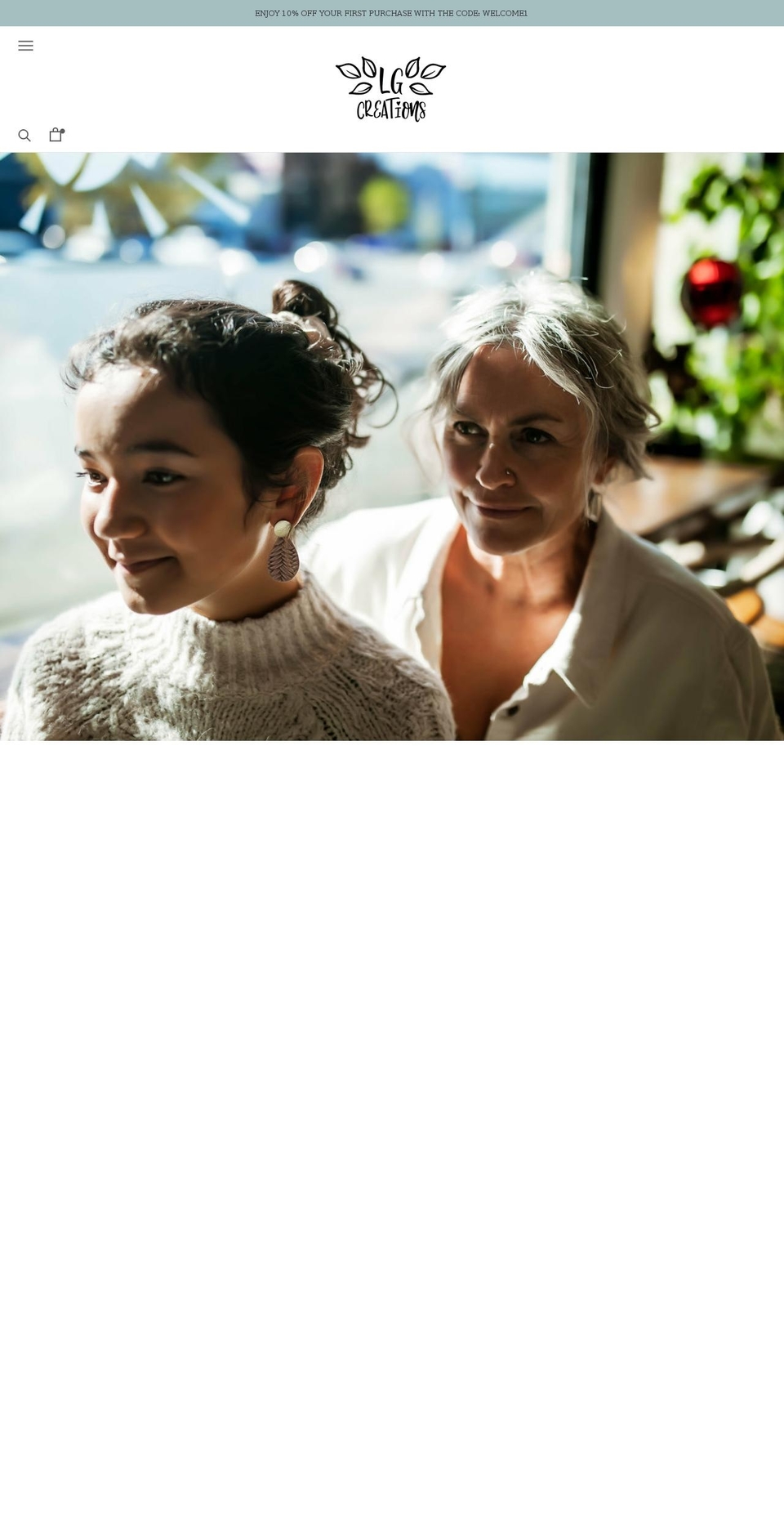 lgleathercreations.com shopify website screenshot