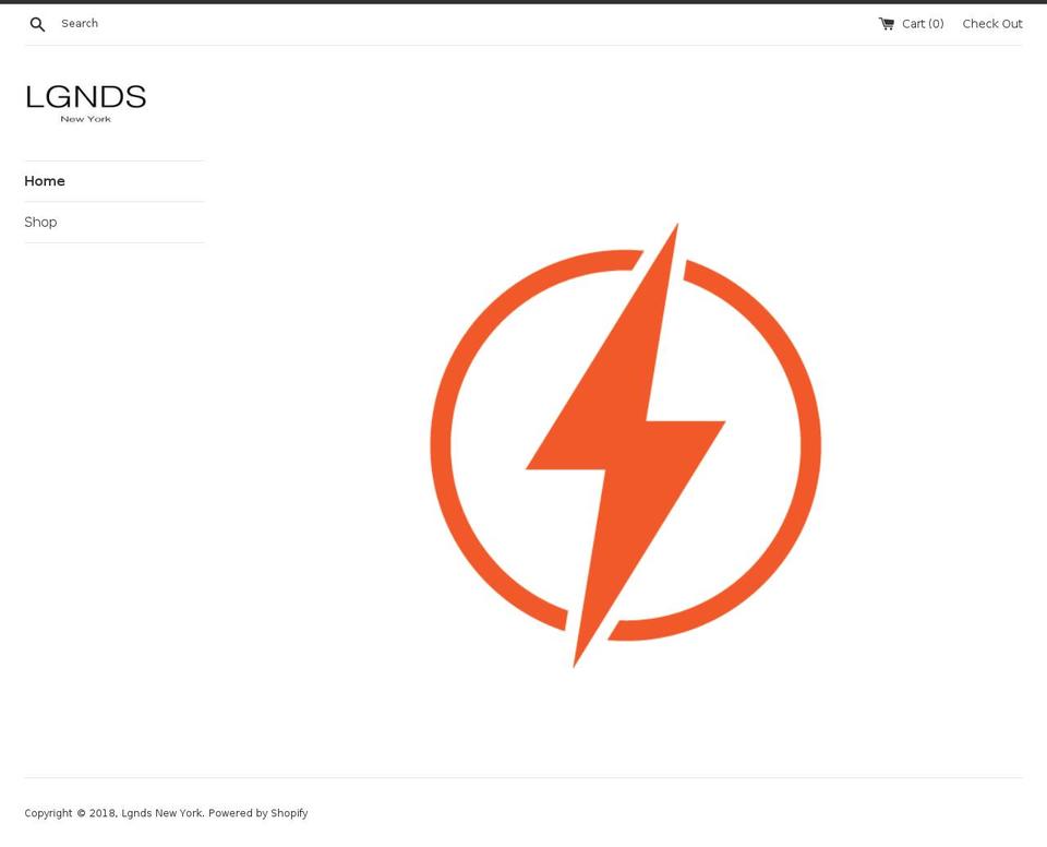 lgndsnewyork.com — Shopify storefront screenshot