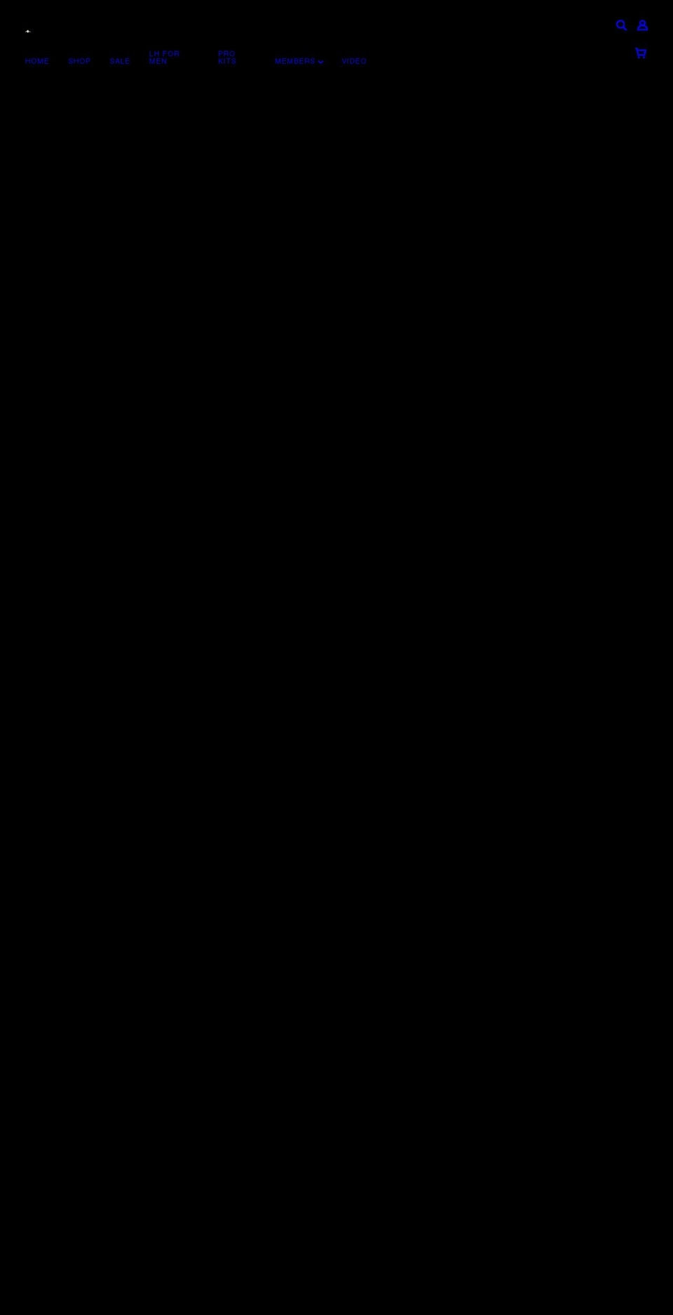 lhluxe.com shopify website screenshot