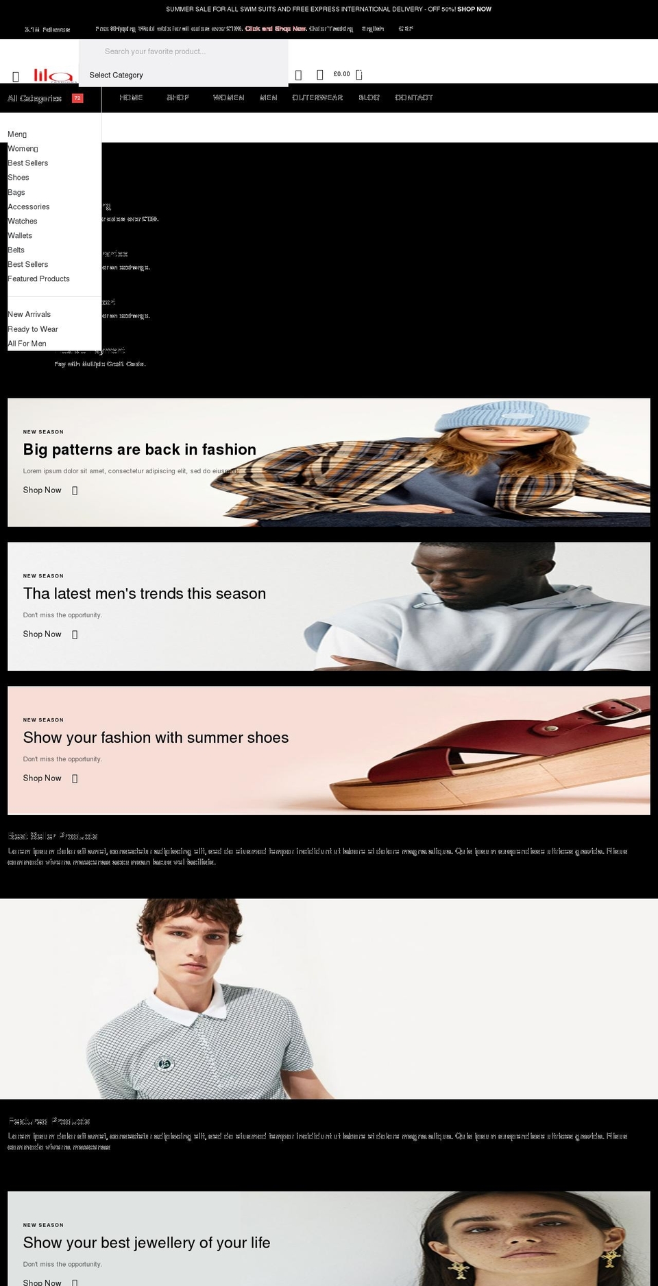li-la.co.uk shopify website screenshot