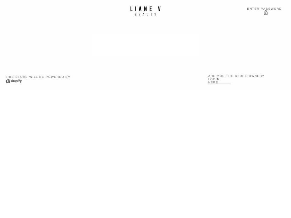lianevbeauty.com shopify website screenshot