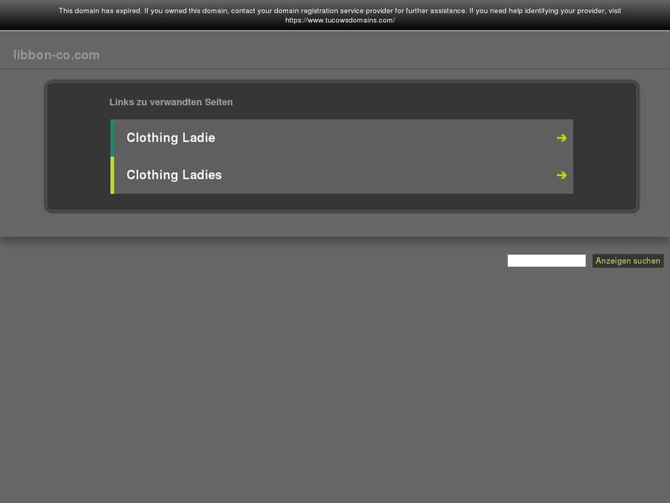 libbon-co.com shopify website screenshot