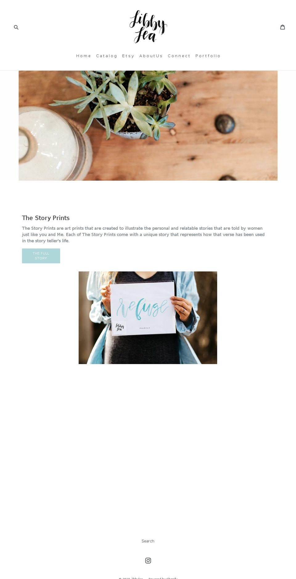 libbylea.com shopify website screenshot