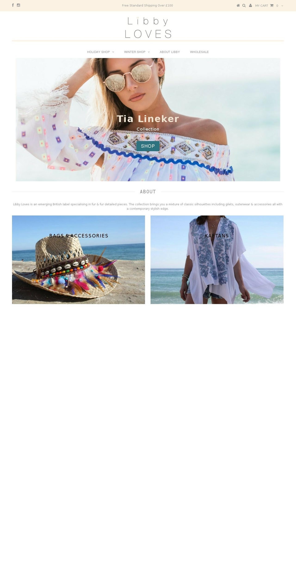 Flow Shopify theme site example libbyloves.co