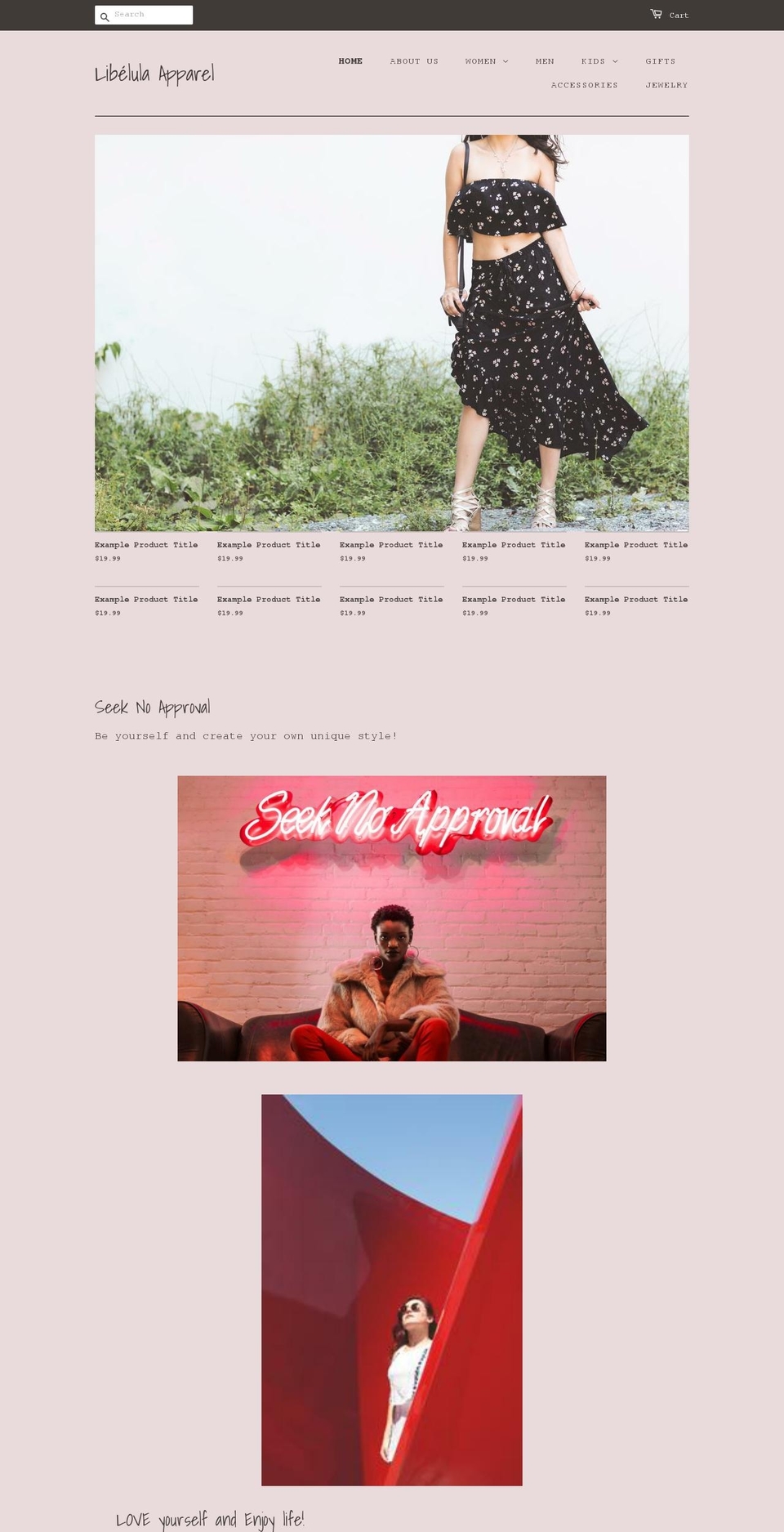 libelulaapparel.com shopify website screenshot
