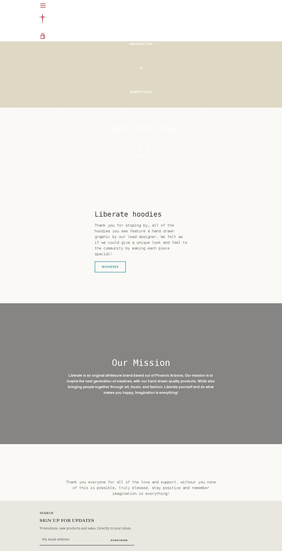 liberateathleisure.com shopify website screenshot