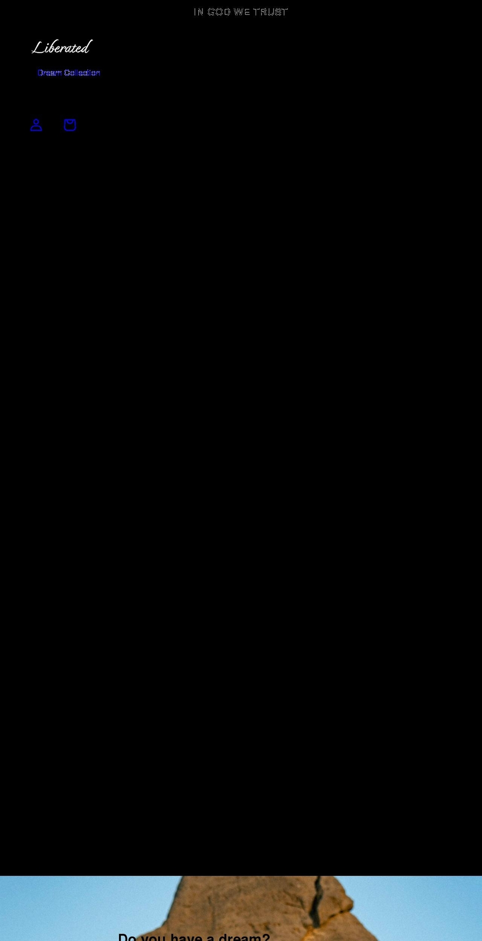 liberatedcompany.com shopify website screenshot
