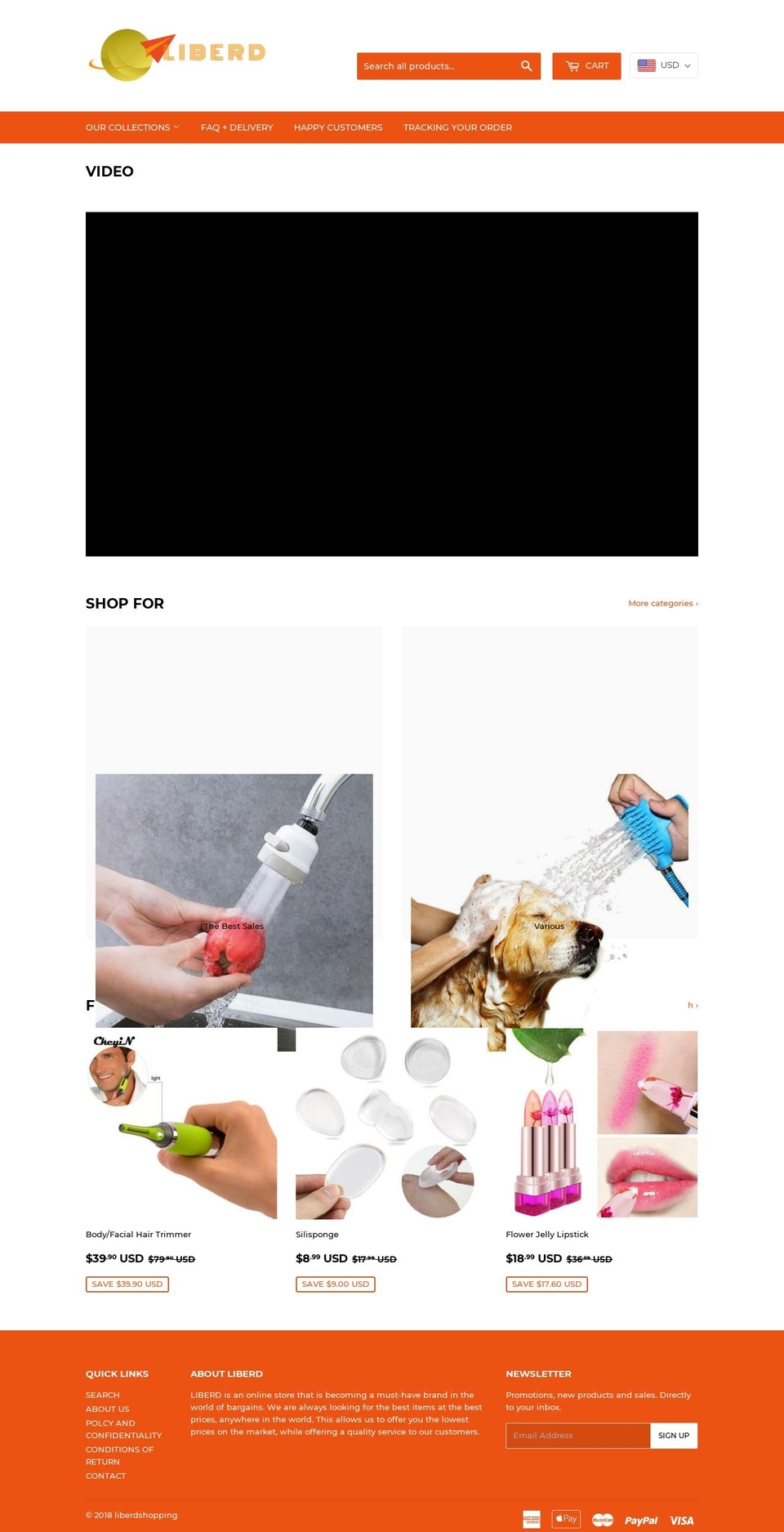 liberd.com — Shopify storefront screenshot