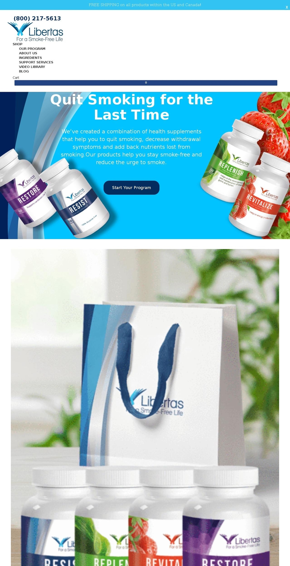 jasper-v1-3-5 Shopify theme site example libertasitstime.com