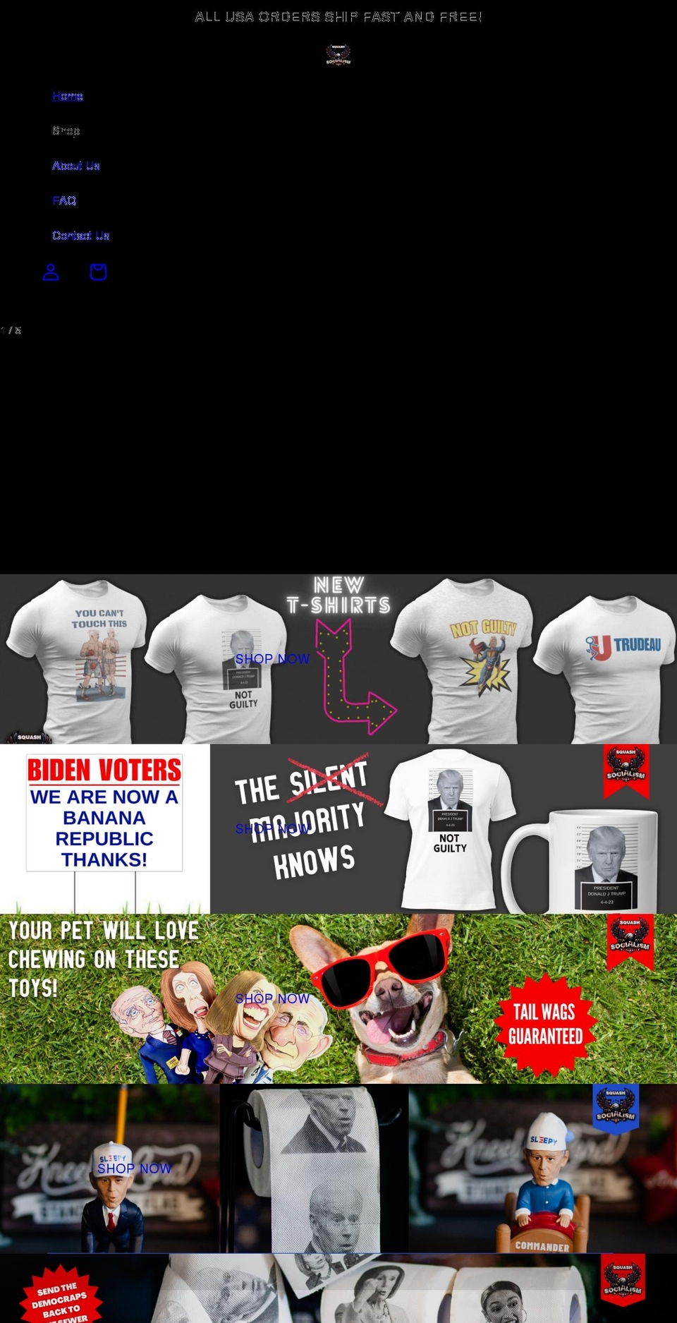 liberteeshirts.org shopify website screenshot