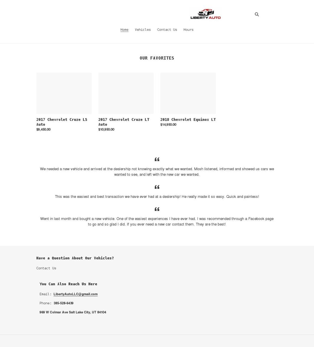 libertyautout.com shopify website screenshot