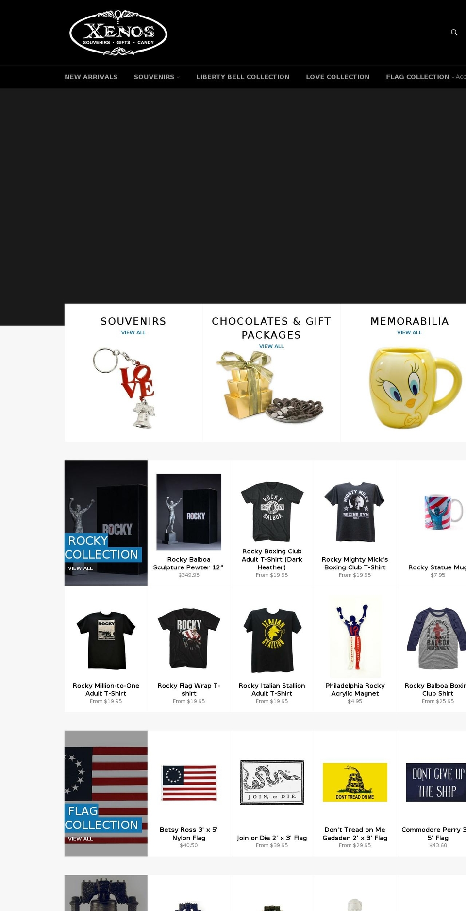libertybellstore.com — Shopify storefront screenshot