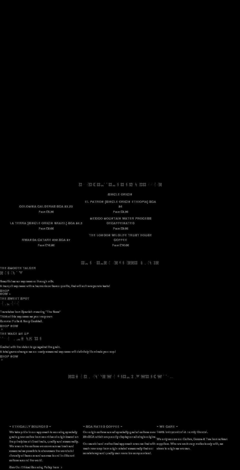 libertycoffeeco.co.uk shopify website screenshot