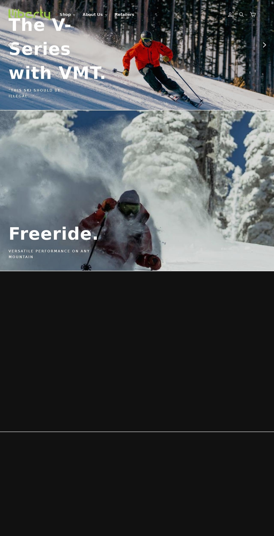 libertyskateboards.com — Shopify storefront screenshot
