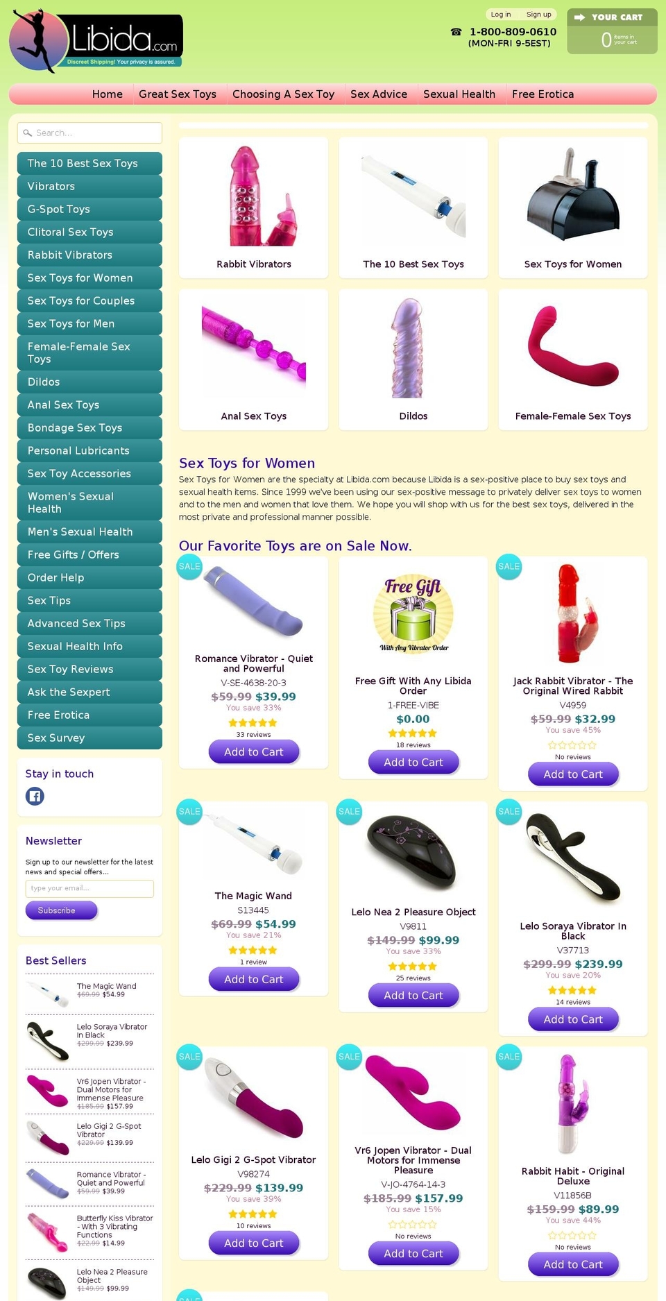 libida.com shopify website screenshot