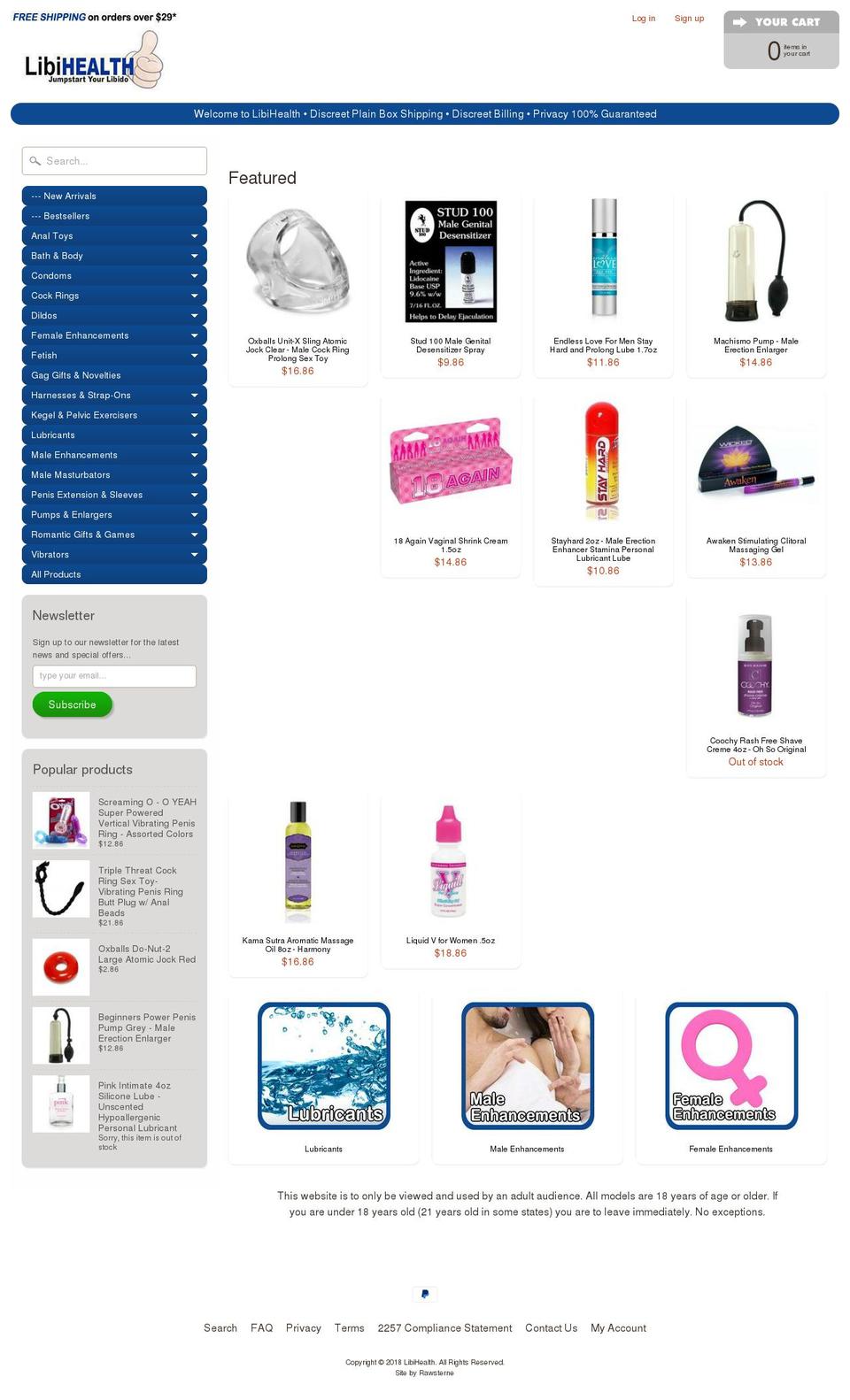 libihealth.com — Shopify storefront screenshot