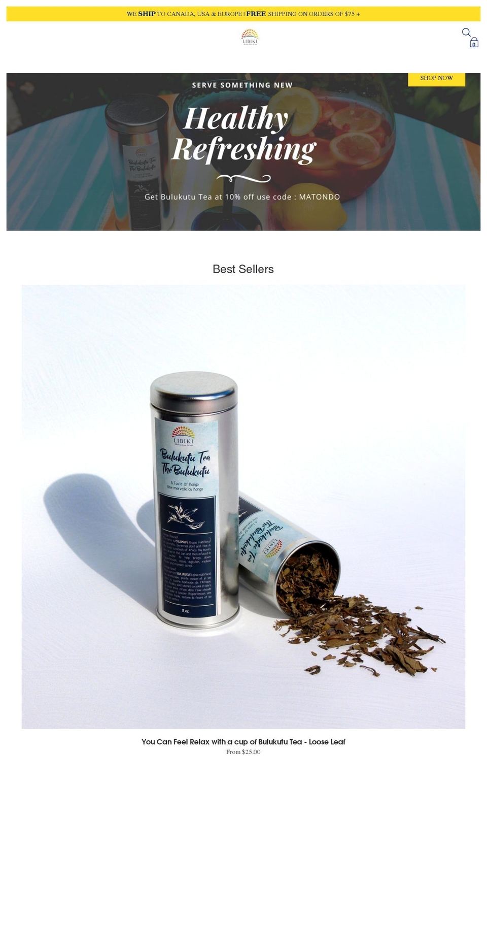 libikishop.com shopify website screenshot