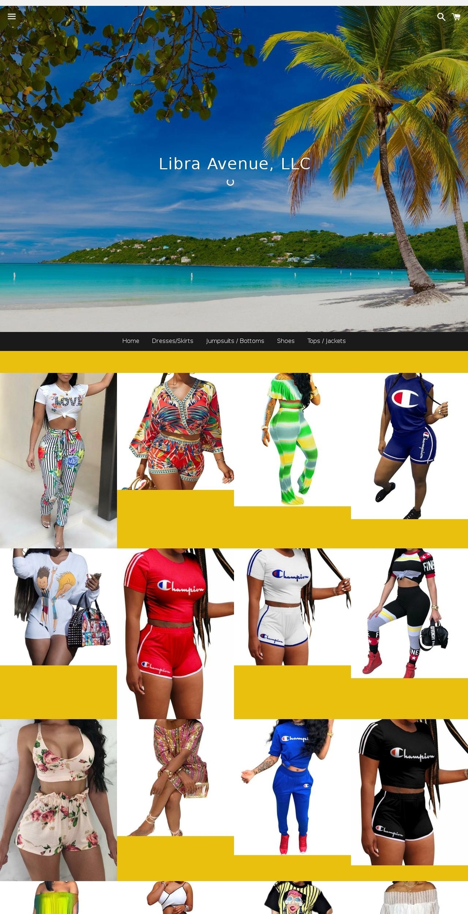 libraavenue.com — Shopify storefront screenshot