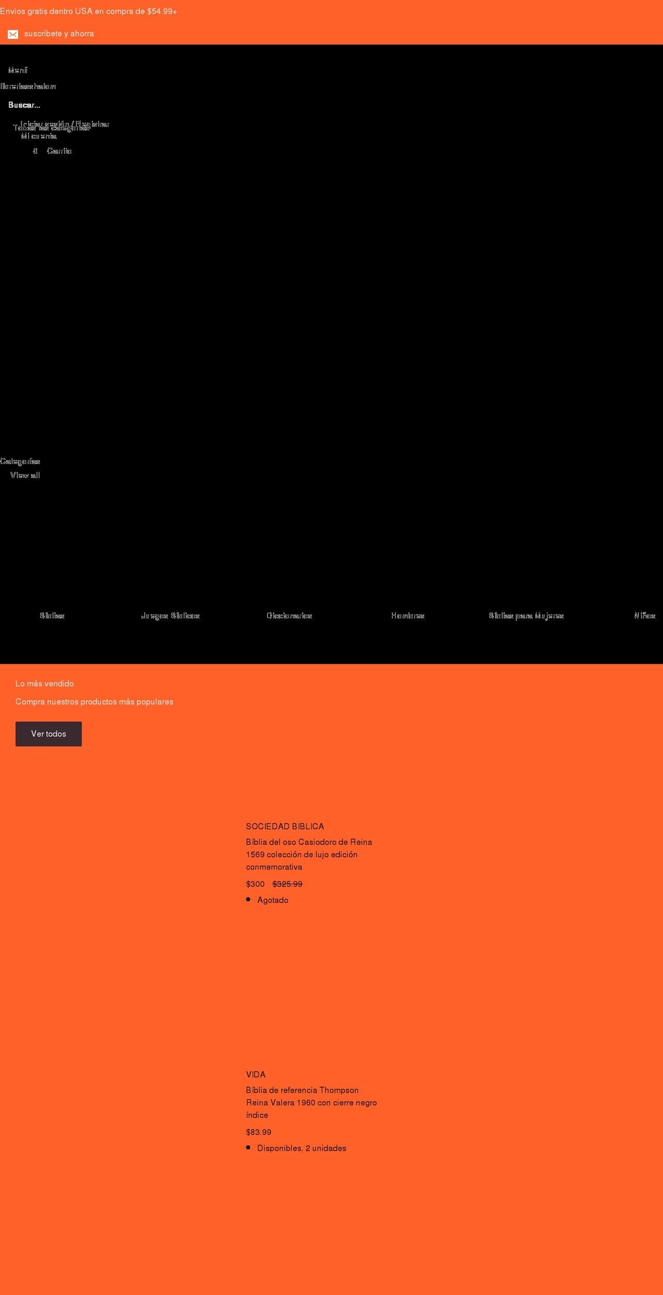 libreriashalom1.com shopify website screenshot