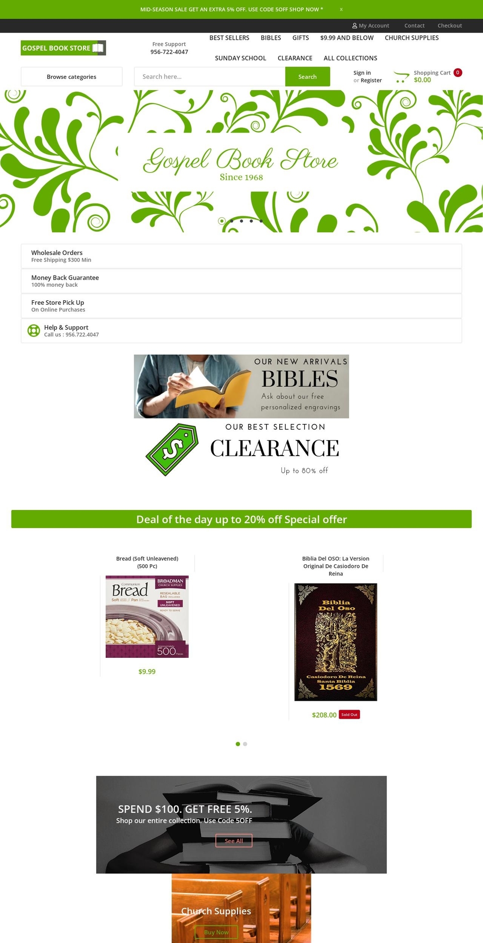 librosevangelicos.com shopify website screenshot