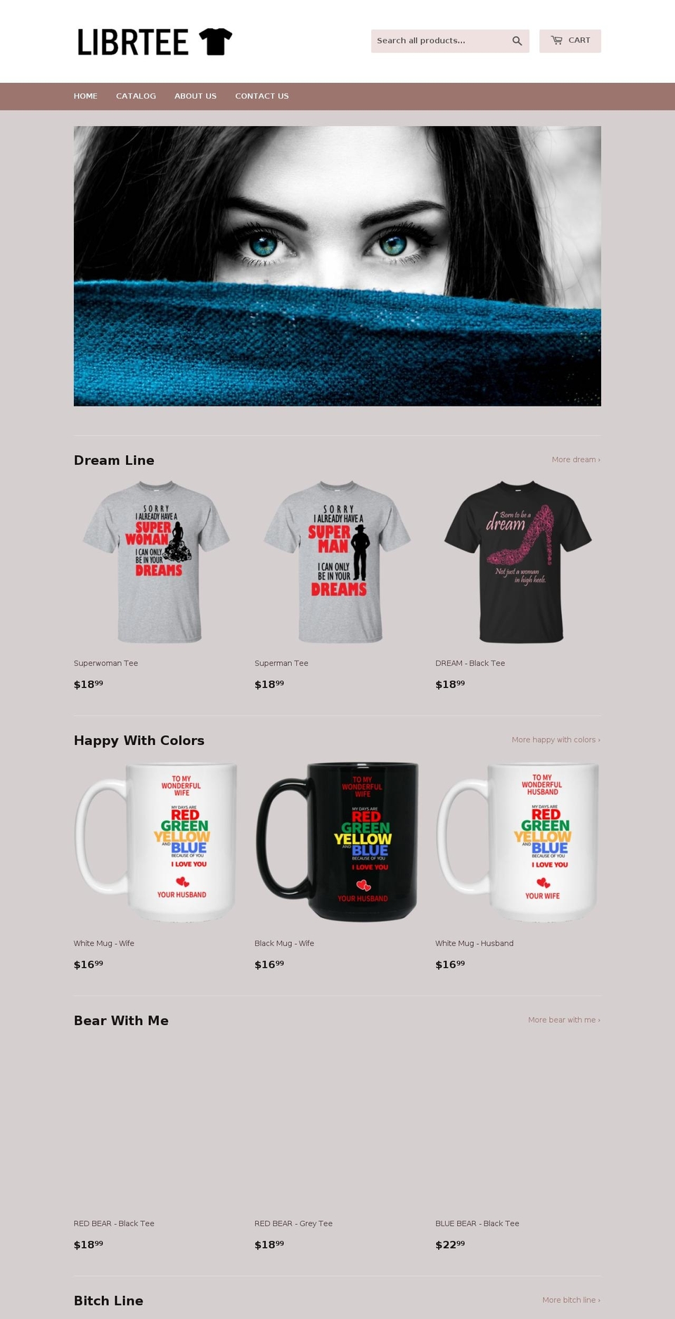 librtee.com — Shopify storefront screenshot