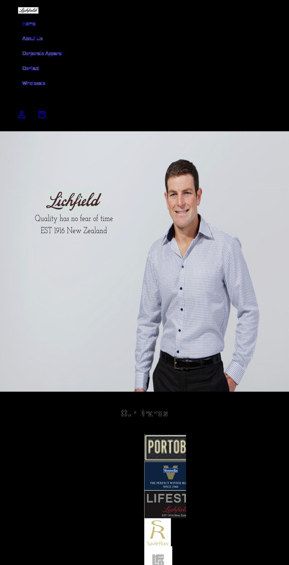 lichfield.co.nz shopify website screenshot