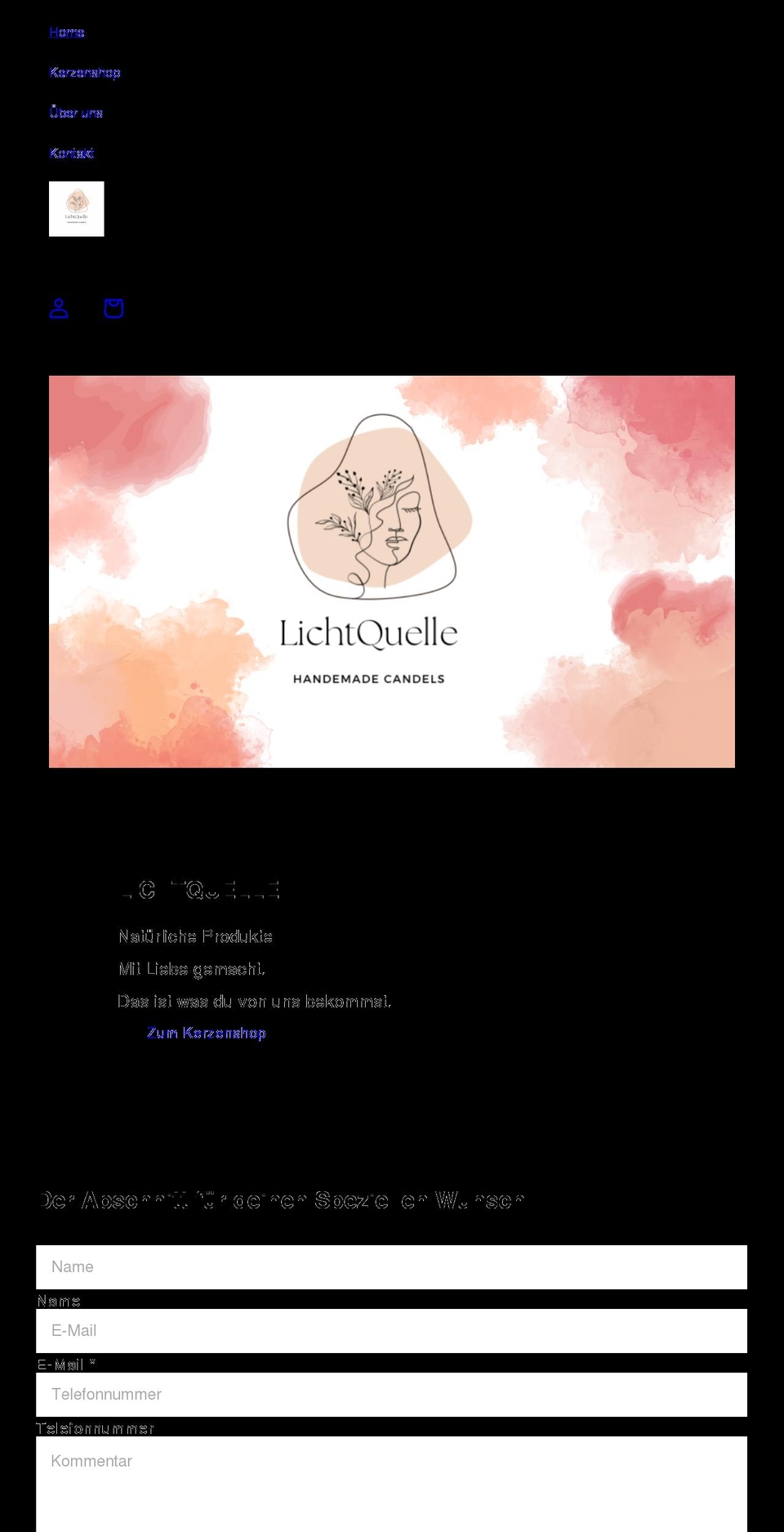 licht-quelle.com shopify website screenshot