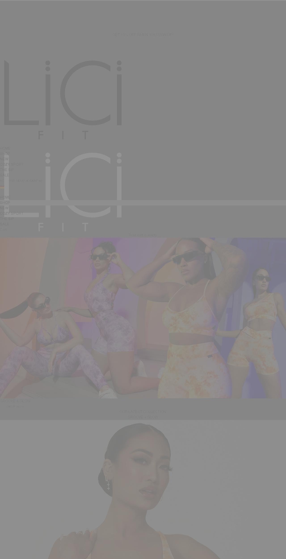 licifit.com — Shopify storefront screenshot