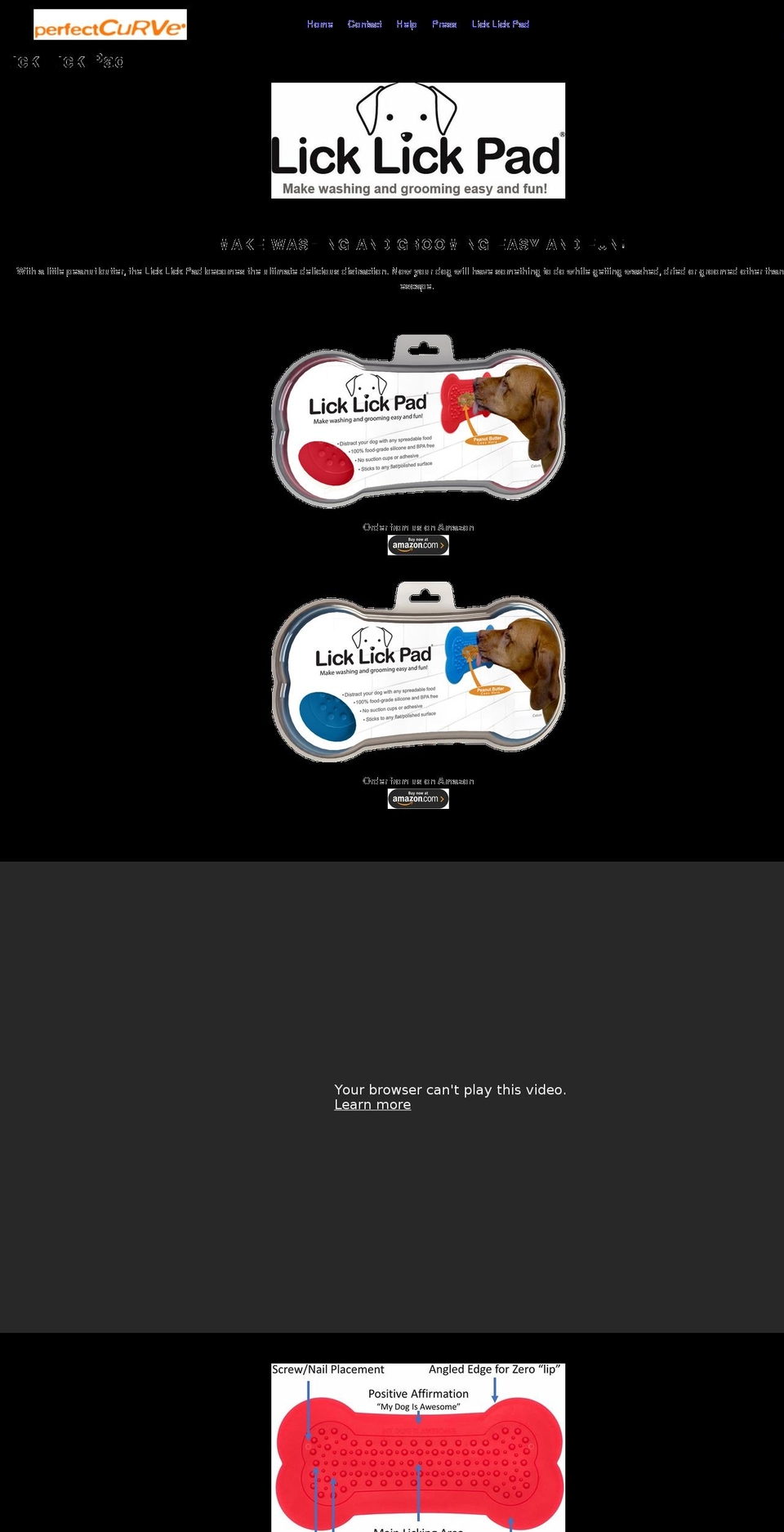 licklickpad.com shopify website screenshot