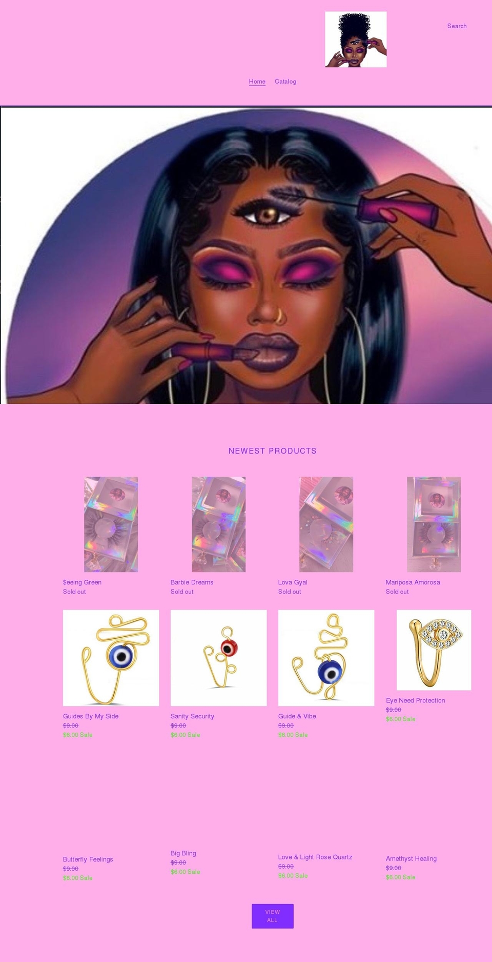 licreations.net shopify website screenshot