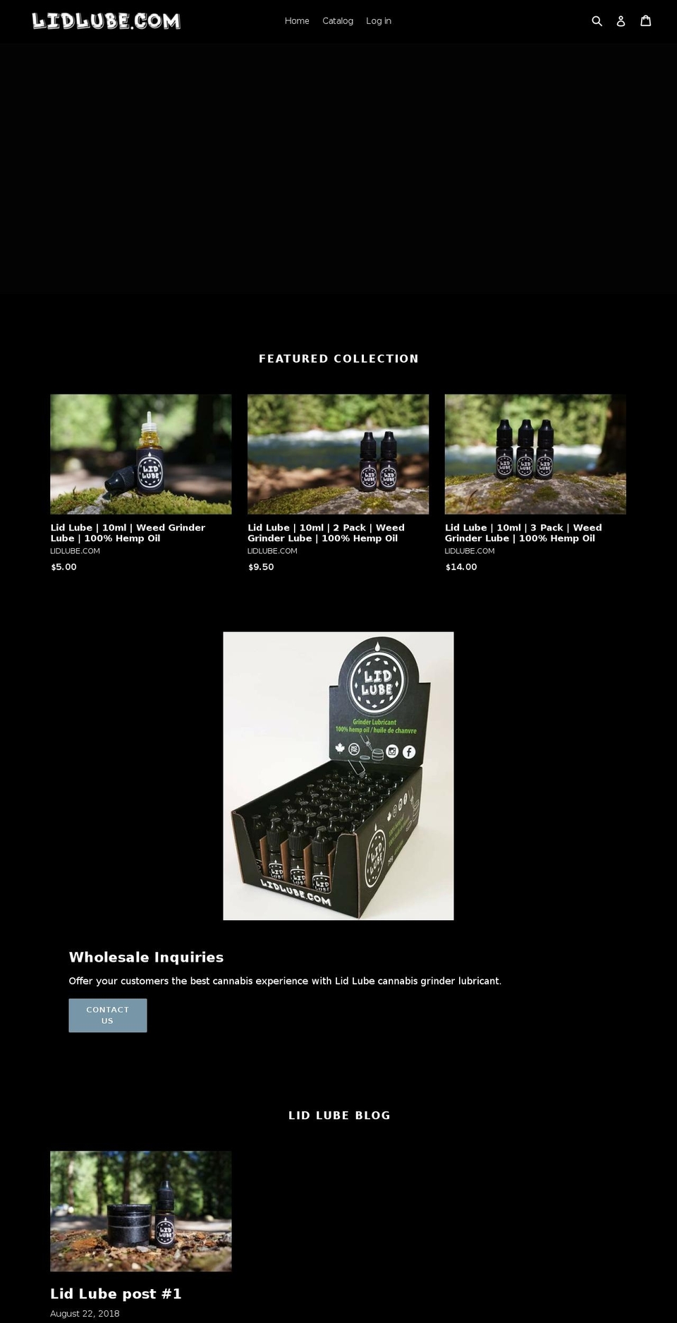 lidlube.com — Shopify storefront screenshot