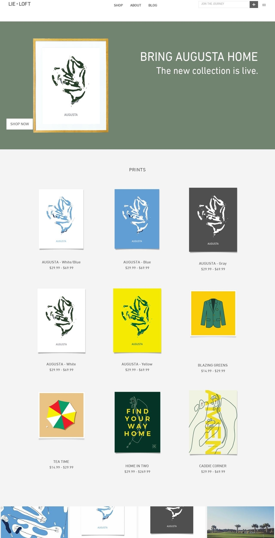 lieandloft.com shopify website screenshot