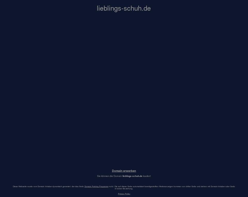 lieblings-schuh.de shopify website screenshot