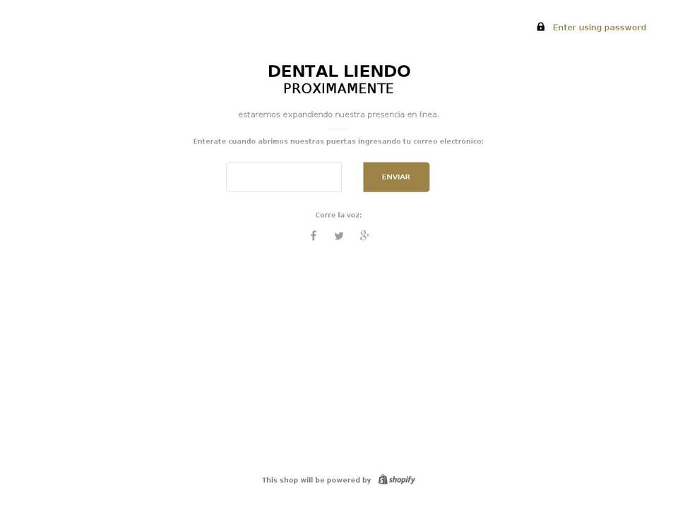 Copy of Kingdom Shopify theme site example liendodental.com